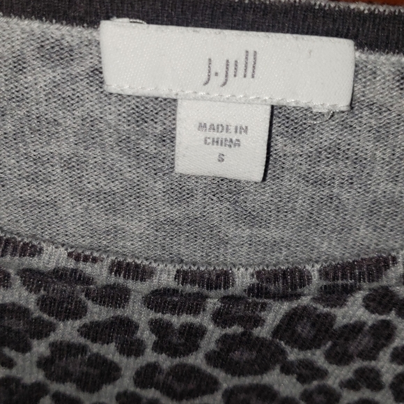 J. JILL - 🐆Leopard Animal Print Sweater, Size Small - Picture 2 of 6